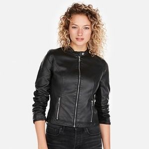 Express (Minus) the Leather Vegan Moto Jacket